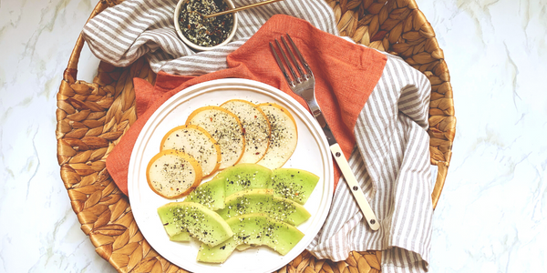 Fresh Fruit with Savory Sprinkles by Andy Baraghani