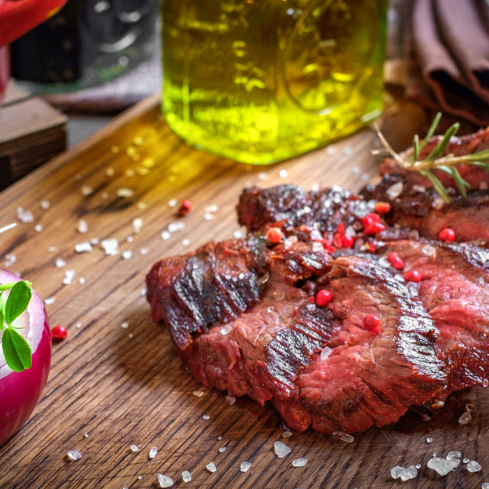 Grilled Flank Steak with Rosemary