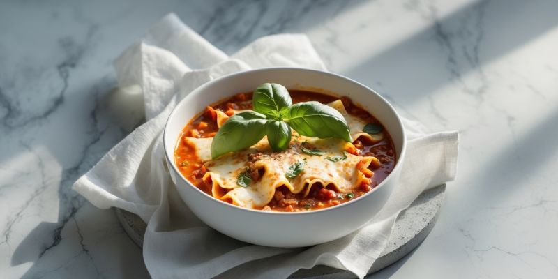 The Best Lasagna Soup