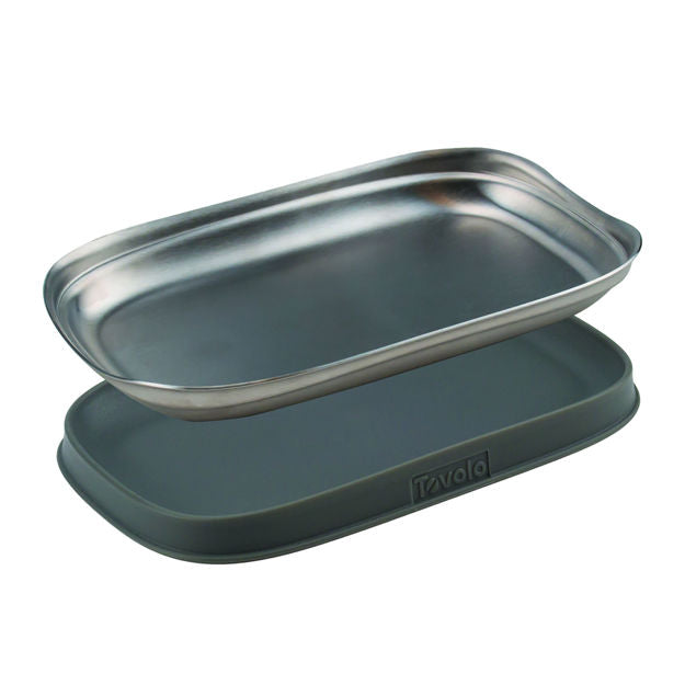 Tovolo Double Spoon Rest - Stainless Steel