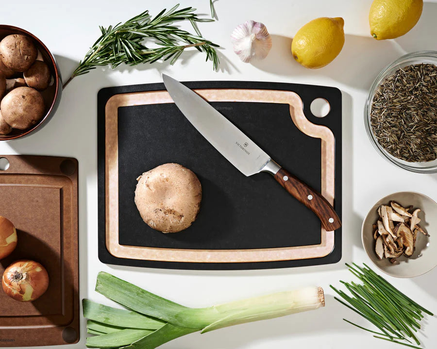 Epicurean Gourmet Series Recycled Wood Fibre Cutting Board Slate/Natural - 14.5" × 11.25"