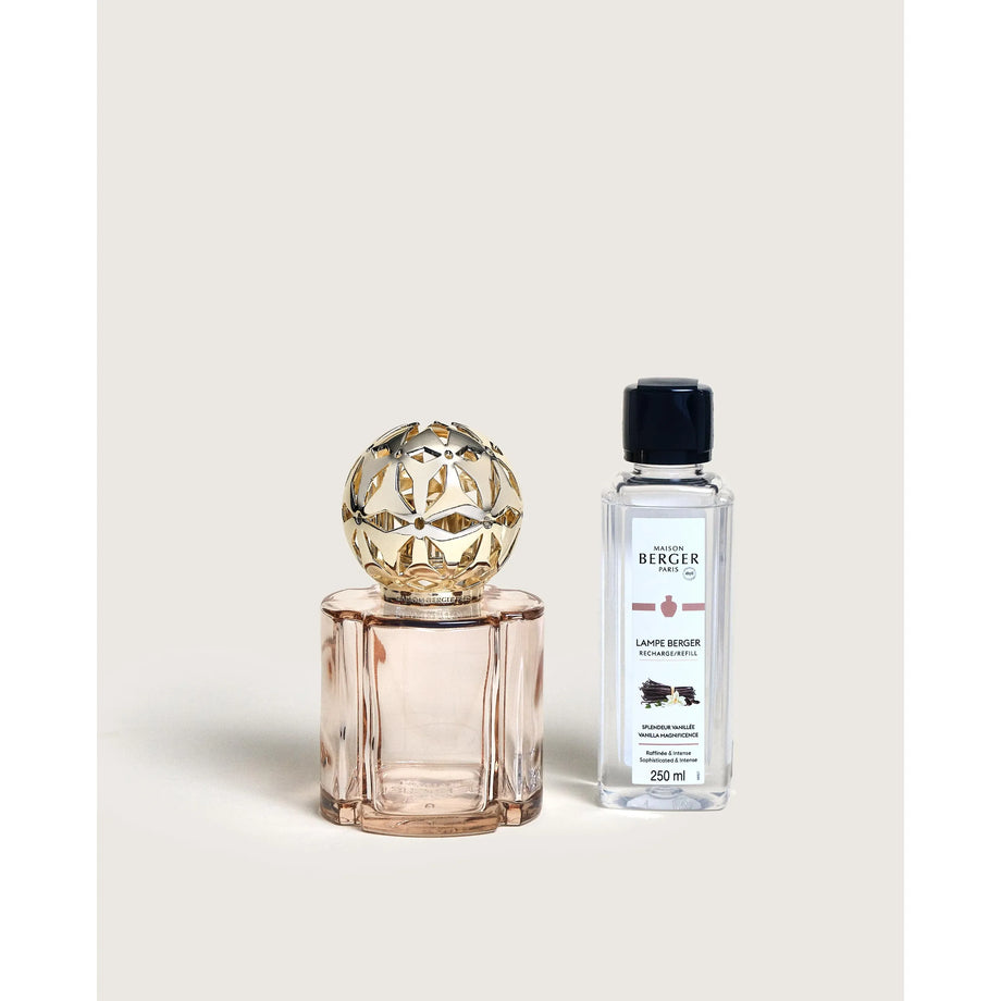 Maison Berger Pomelis Beige Lamp Gift Set with - Vanilla Magnificence