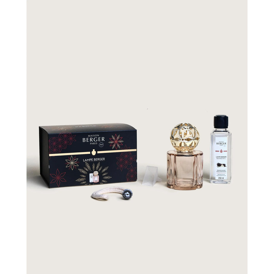 Maison Berger Pomelis Beige Lamp Gift Set with - Vanilla Magnificence