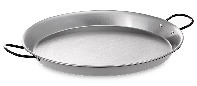 Vaello La Valenciana Paella Pan Polished Steel - 38cm/15"