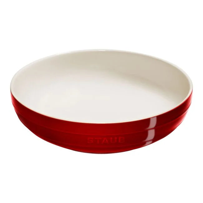 STAUB Ceramique Round Serving Bowl - 28cm / Cherry