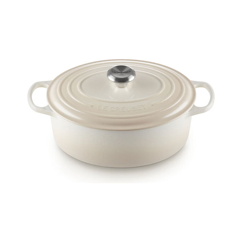 Le Creuset 6.3L Oval French Oven - Meringue