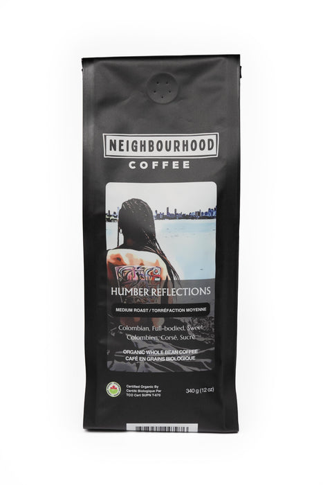 Neighbourhood Coffee Humber Reflections  Medium Roast | 100% Organic, Premium Arabica  340g / Whole Bean