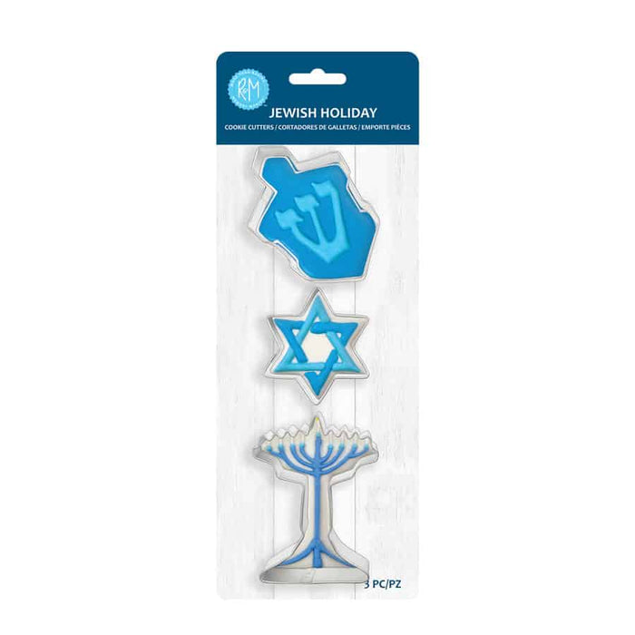 R&M Jewish Holiday 3PC Cookie Cutter Set