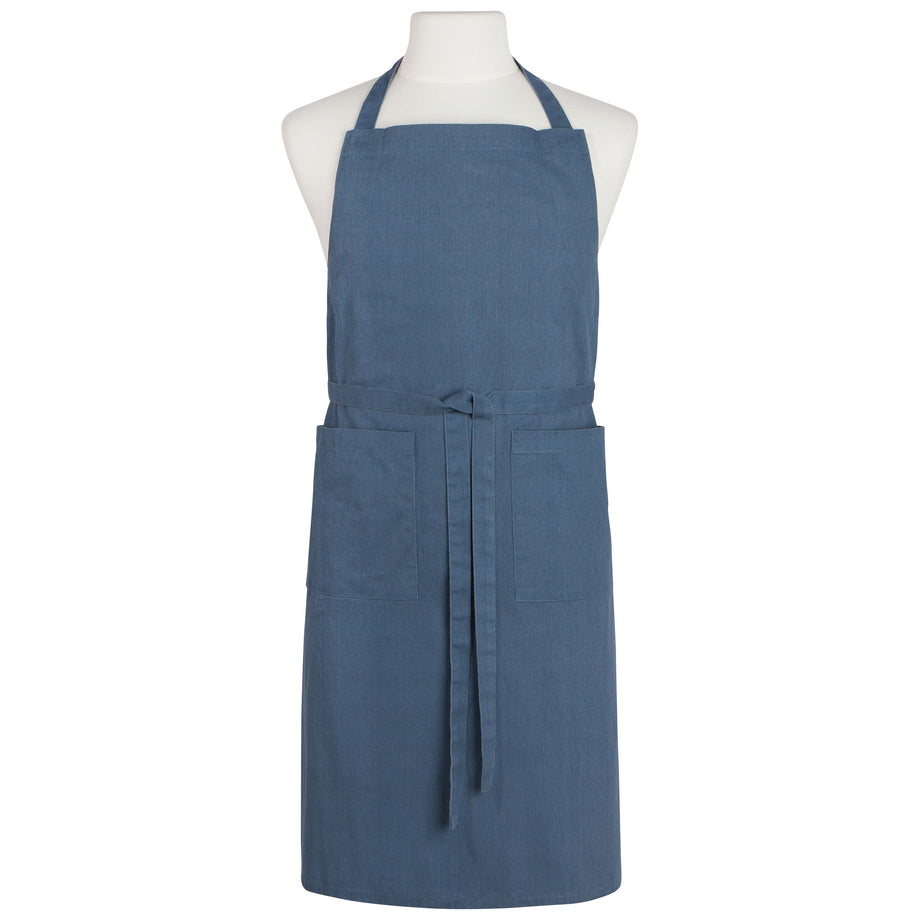 Danica Heirloom Stonewash Apron - Midnight Blue