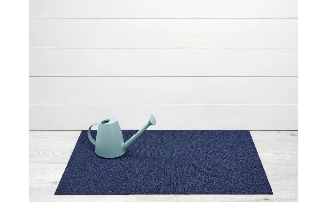 Chilewich Indoor Outdoor Shag Doormat - Solid / Indigo / 18x28"