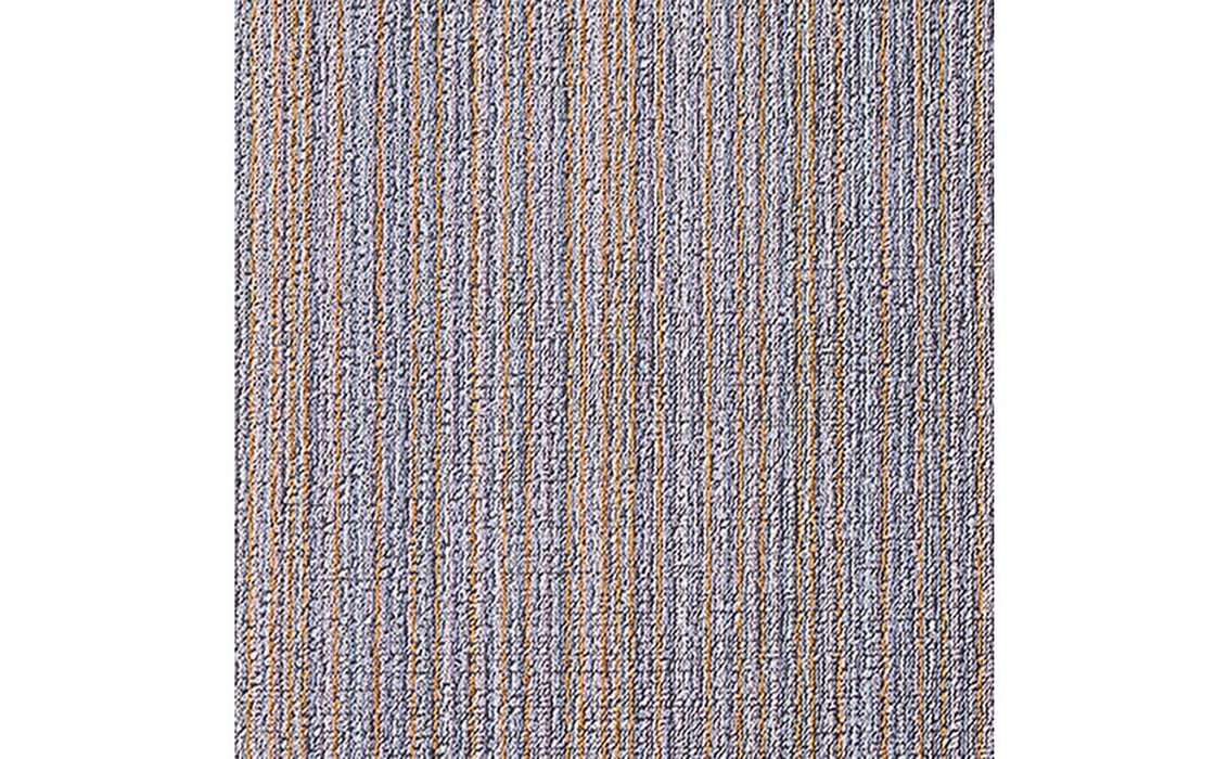 Chilewich Indoor Outdoor Shag Doormat - Skinny Stripe / Periwinkle / 18x28"