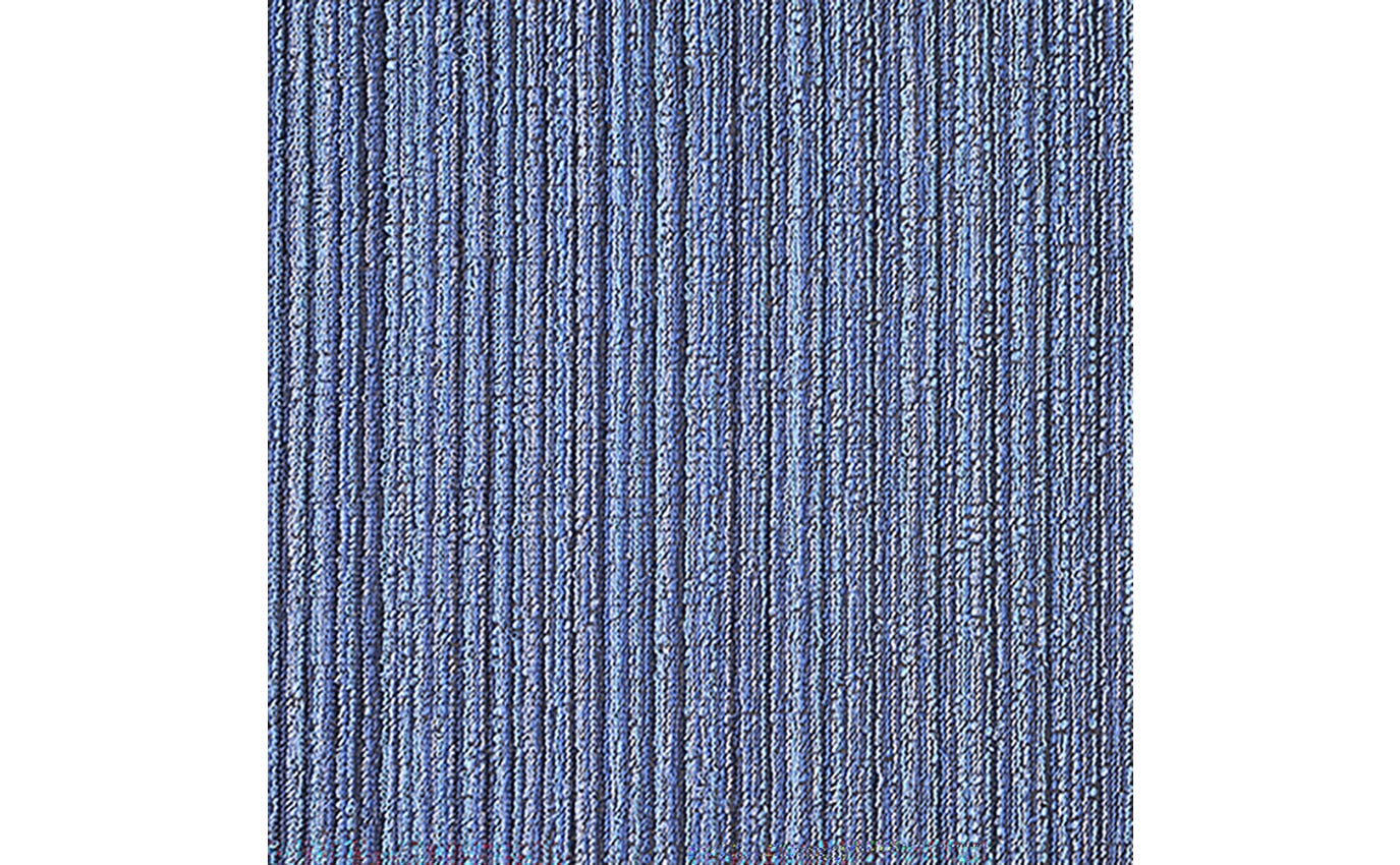 Chilewich Indoor Outdoor Shag Doormat - Skinny Stripe / Ocean / 18x28"