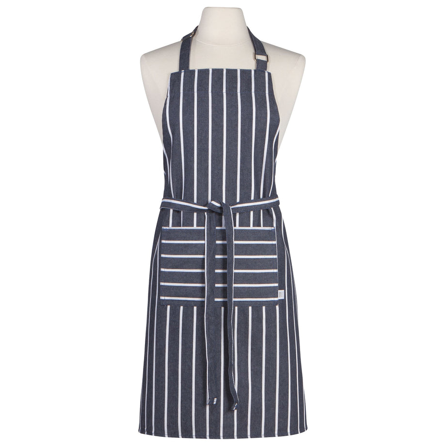Now Designs Butcher Stripe Chef's Apron - Blue