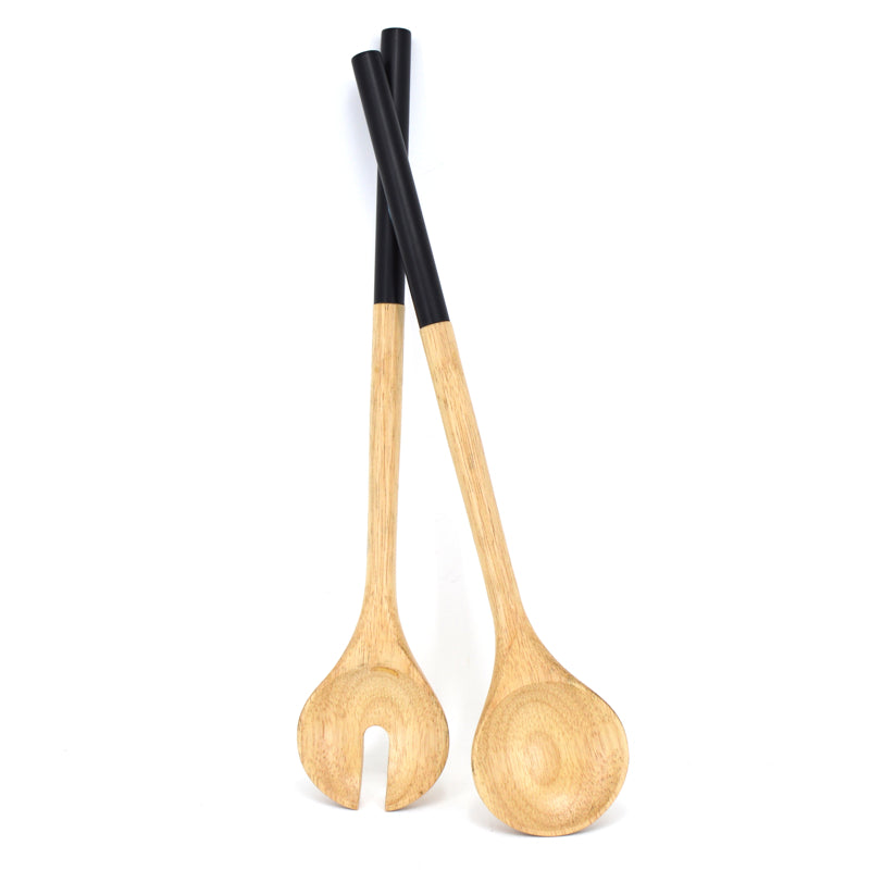 Danesco Natural Living Wooden Salad Servers 35cm