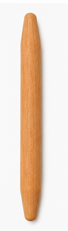 Rouleau à pâtisserie massif Scanwood - Hêtre ou Noyer