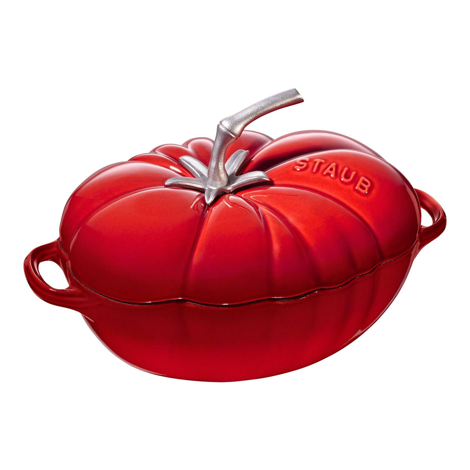 STAUB La Cocotte 2.8 L Cast Iron Tomato Cocotte, Cherry