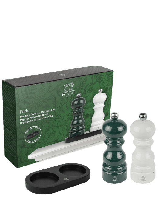 Peugeot Paris Gift Set - Ivory Salt & Forest Green Pepper / 15cm