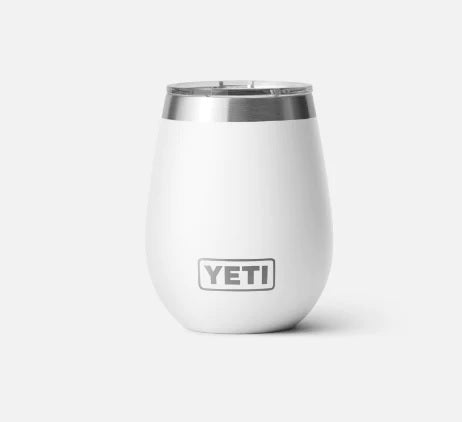 YETI Rambler Wine Tumbler with Magslider Lid 295ml - White