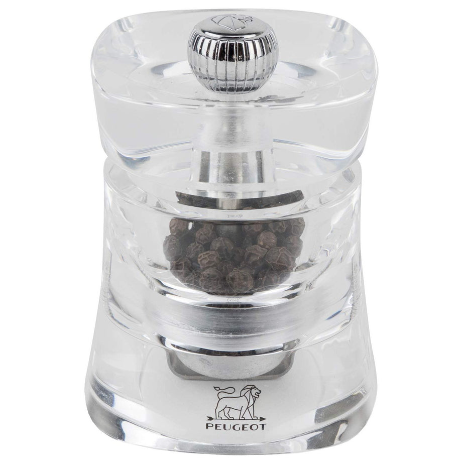 Peugeot Baltic Pepper Mill, Clear Acrylic - 8cm / 3"