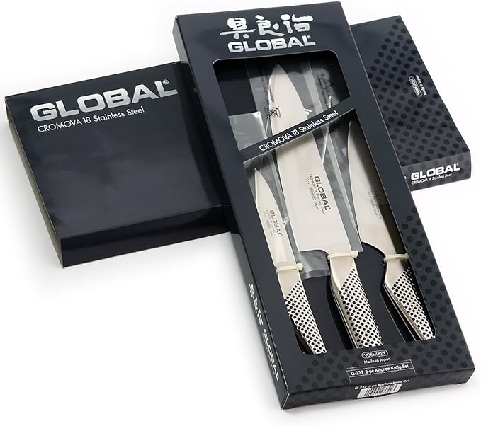 Global Kitchen Knife Set - 3 piece