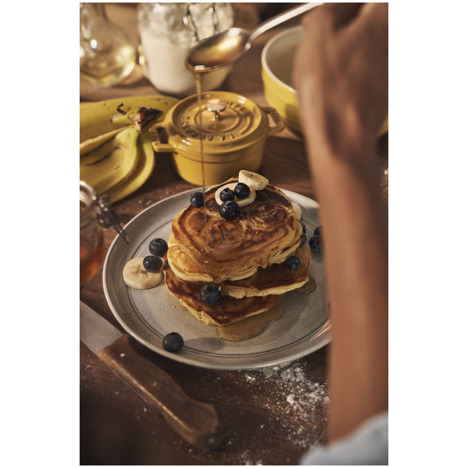 STAUB La Cocotte 250 mL Cast Iron Round Mini Cocotte, Citron