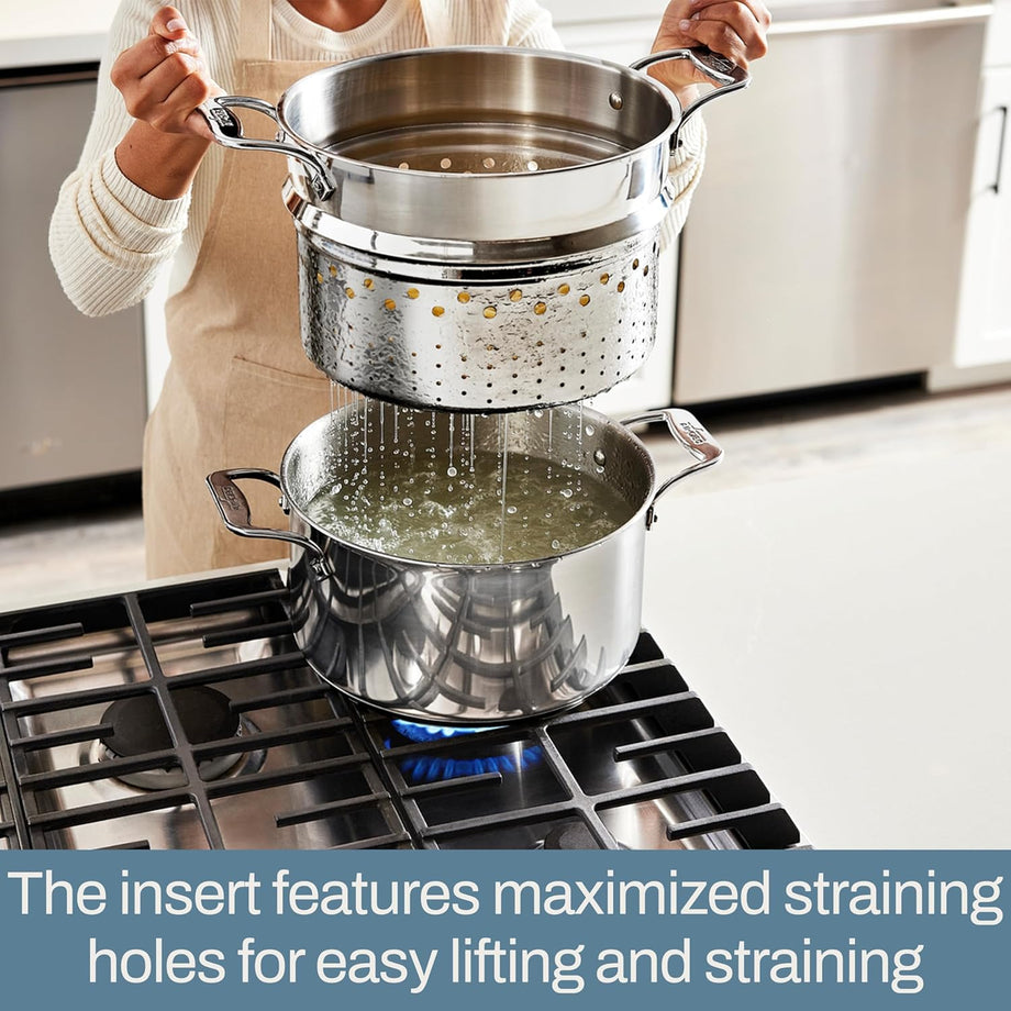 All-Clad 8QT Multipot with Straining Lid