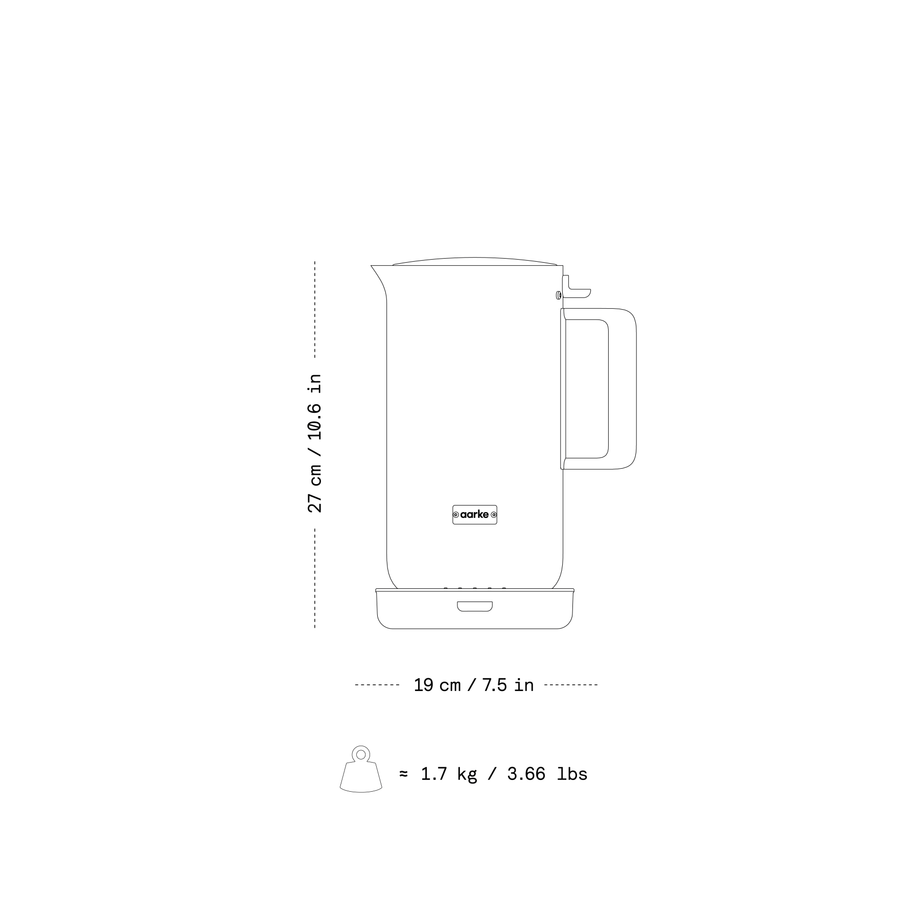 Aarke Kettle - Matte Black