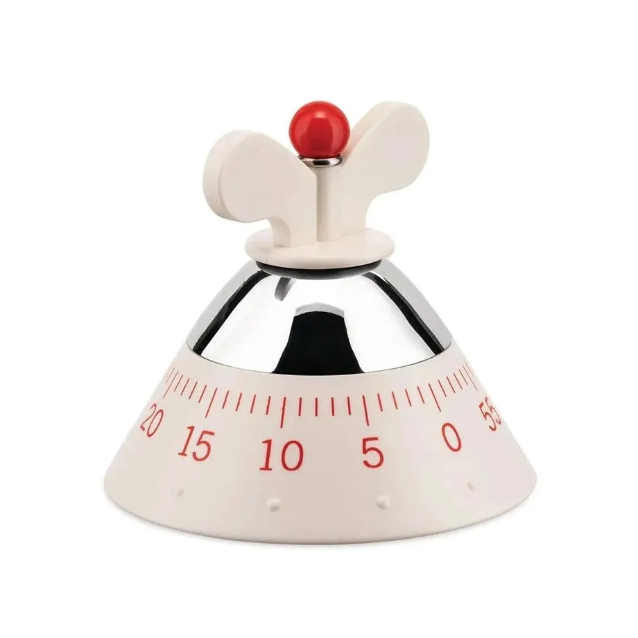 Alessi Thermoplastic Kitchen Timer - White