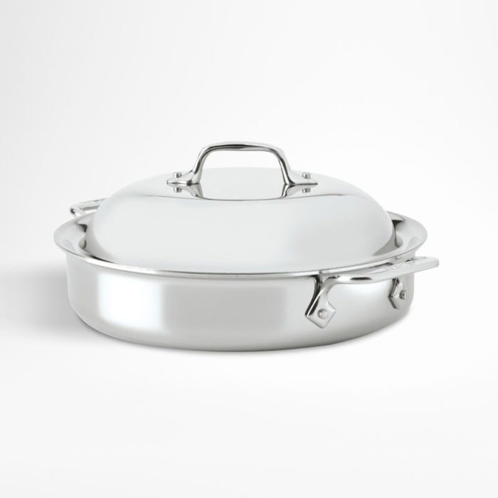 All-Clad d3 3qt Stainless Steel Anniversary Sauté Pan w/ Domed Lid