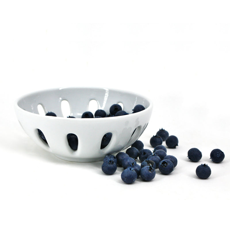 BIA Round Berry Basket - White