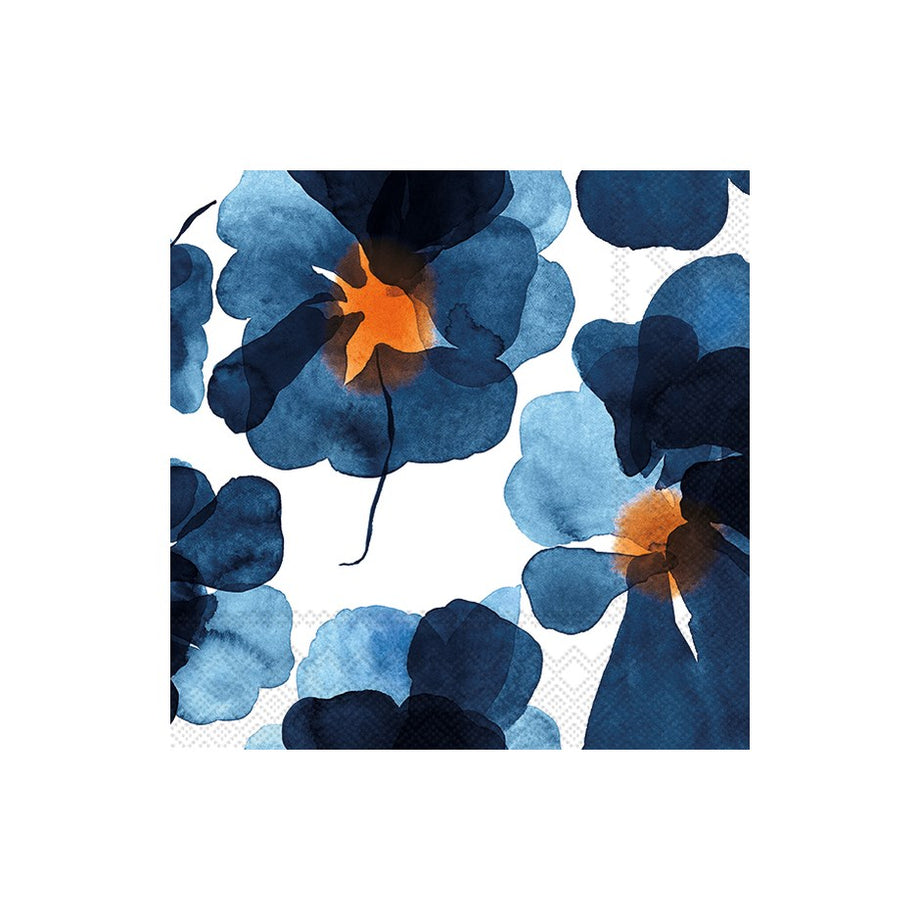 Marimekko Paper Cocktail Napkin - VALSSI Blue