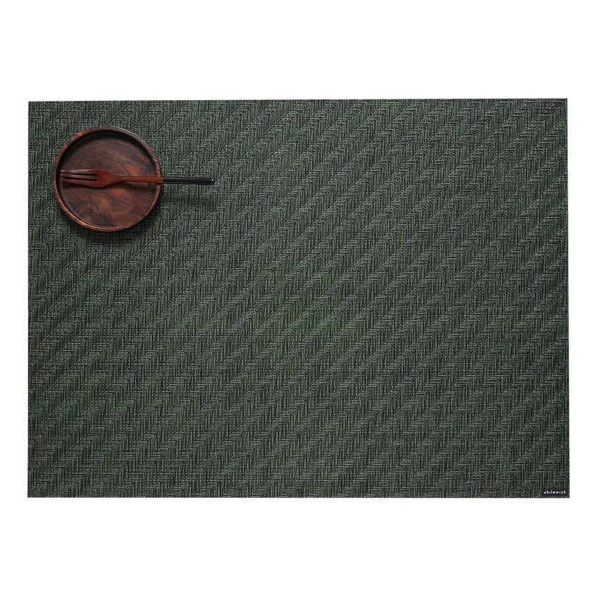 Chilewich Table Mats –  Foxtail / Rectangle / Thyme - 14 x 19"