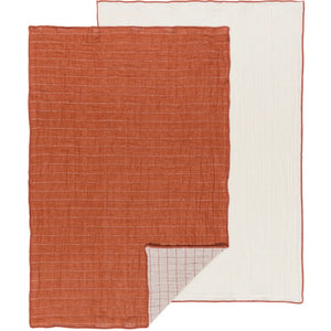 Danica Heirloom Double Weave Dishtowels - Set of 2 / Cinnamon Stick