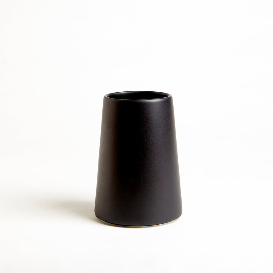 Crater Tumbler Ceramic Matte Black