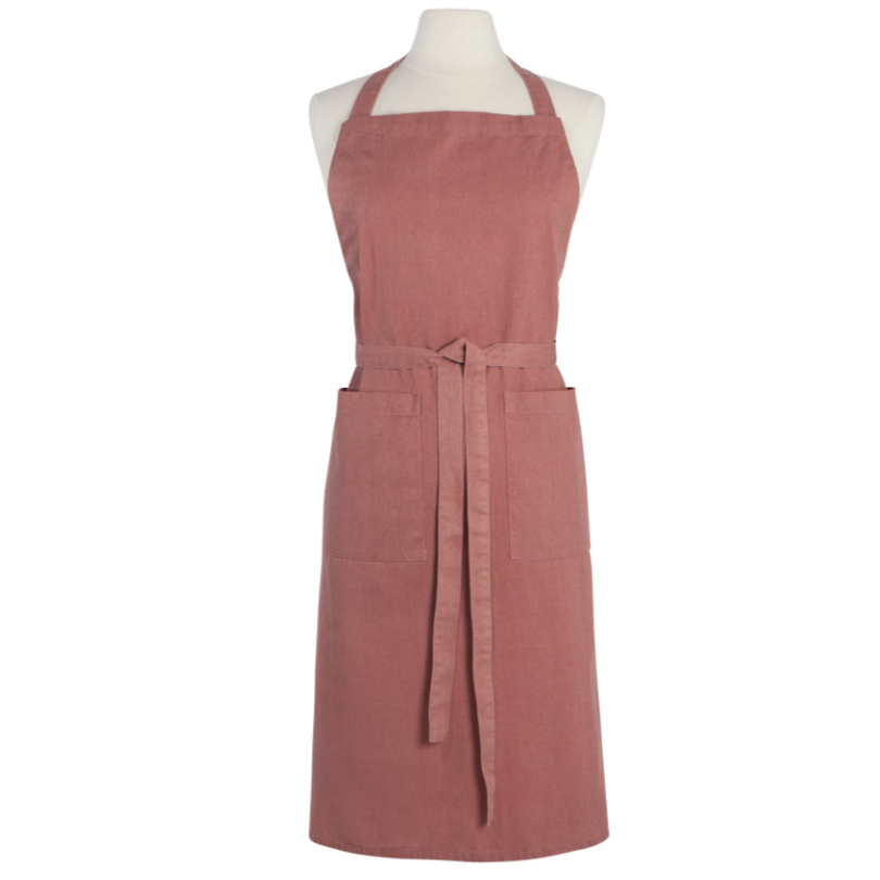 Danica Heirloom Stonewash Apron - Canyon Rose