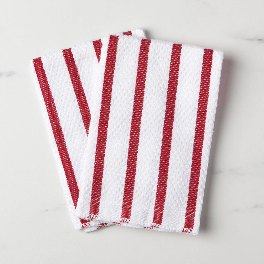 Now Designs Basketweave Dishcloths set of 2 - Red