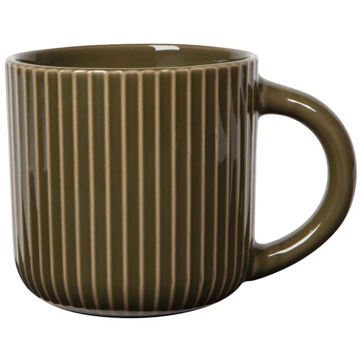 Danica Heirloom Fluted Mug - Olive Branch