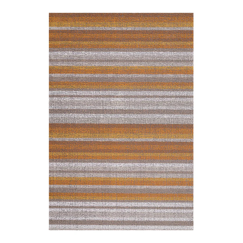 Chilewich Indoor Outdoor Shag  Doormat - Horizon Stripe/ Rectangle / Desert/ 18x28"