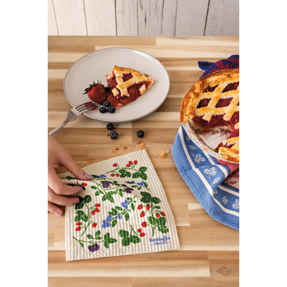 Ecologie Swedish Dishcloth - Berry Bramble