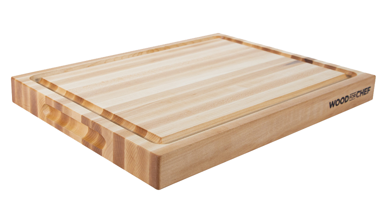 JMN Maple Cutting Board with Juice Groove - 24" x 18" X 1.5"