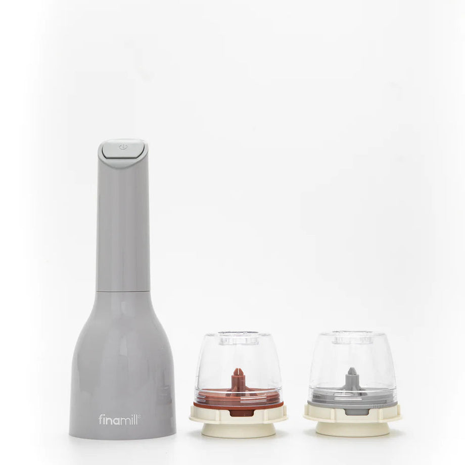 FinaMill Battery Grinder with FinaPod Peppercorn and FinaPod pro plus - Stone