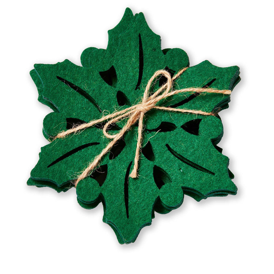 TAG Holly Coaster set of 4 - Green