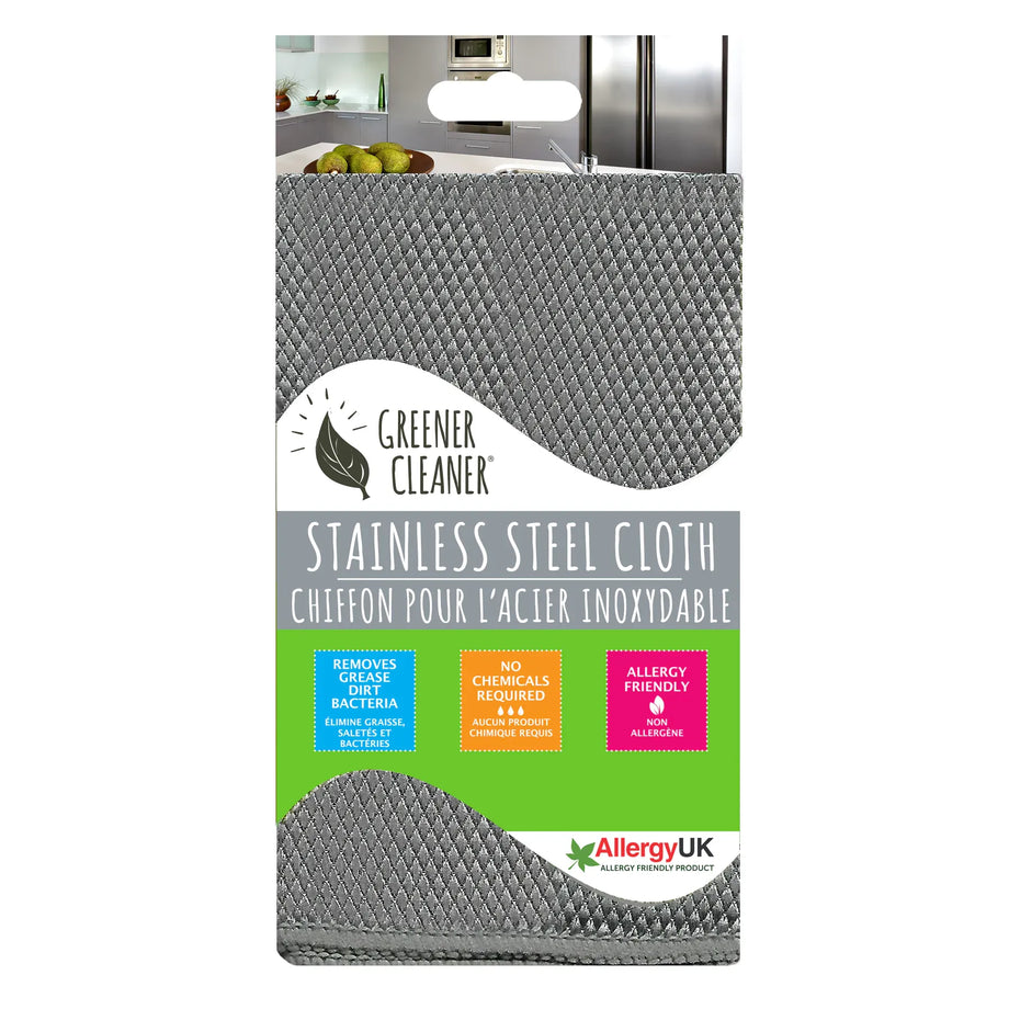 Greener Cleaner Stainless Steel Cleaning Cloth