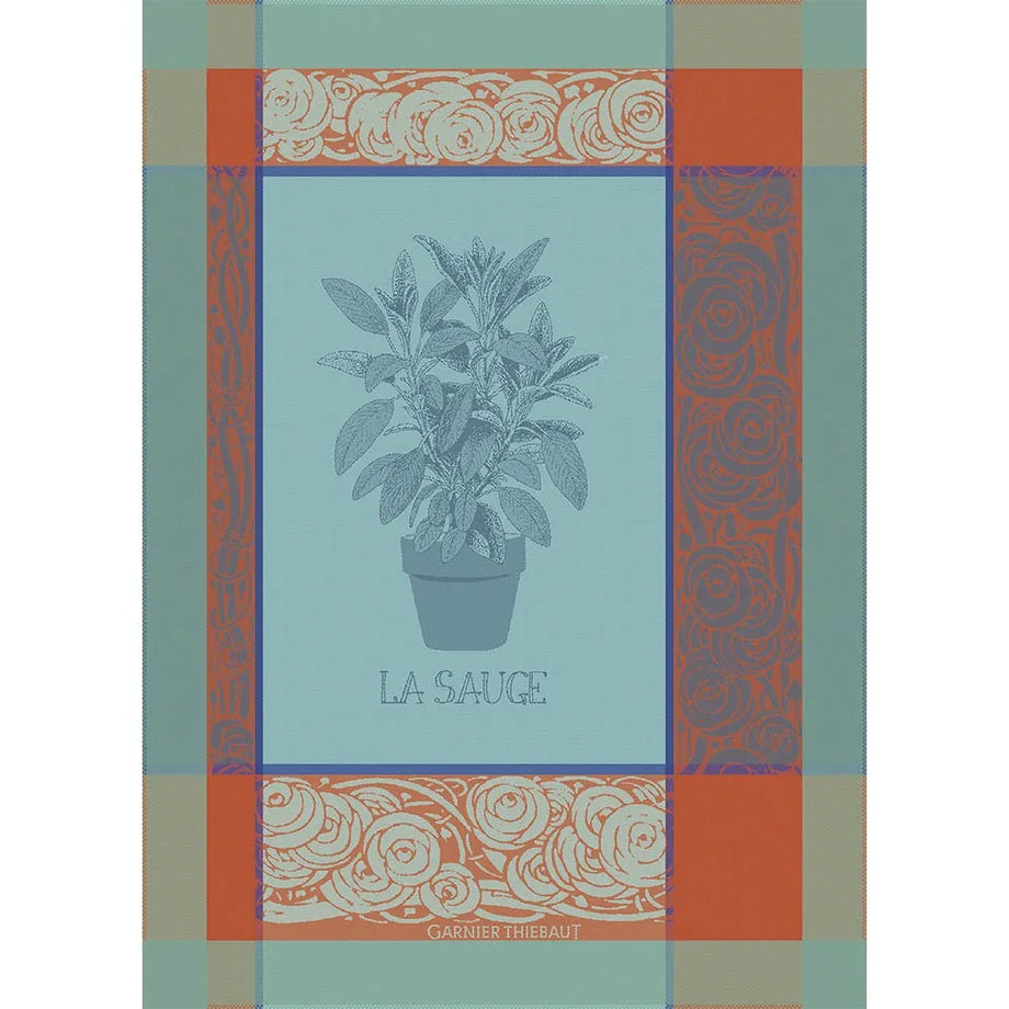 Garnier-Thiebaut Kitchen Towel - La Sauge Givre