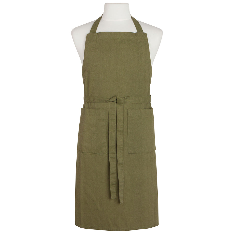 Danica Heirloom Stonewash Apron - Olive Branch