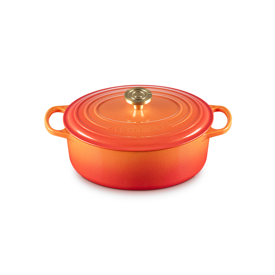 Le Creuset 4.7L Oval French Oven - Flamme Dorée