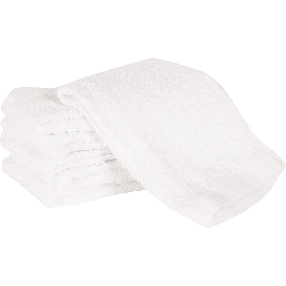 HIC Kitchen Bar Mop Kitchen Towel, White, Set of 6 - Small