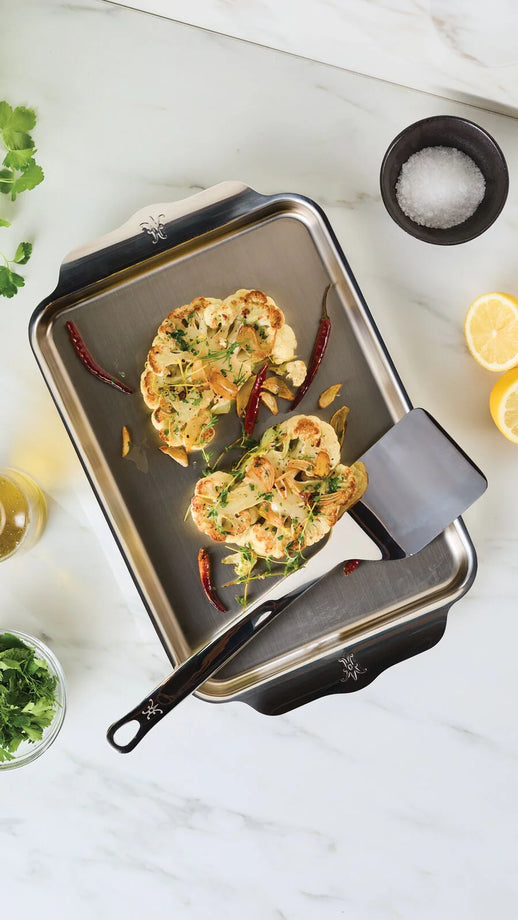 Hestan Provisions 13" Stainless Steel Solid Turner Utensil