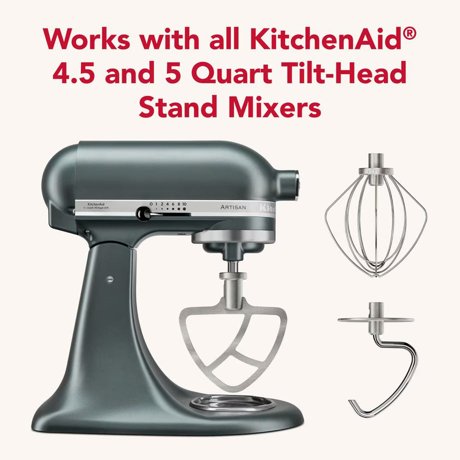 KitchenAid® Stainless Steel 3-Piece Stand Mixer Accessory Set – Tilt-Head