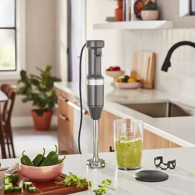 KitchenAid Variable Speed Corded Hand Blender - Gris Charcoal